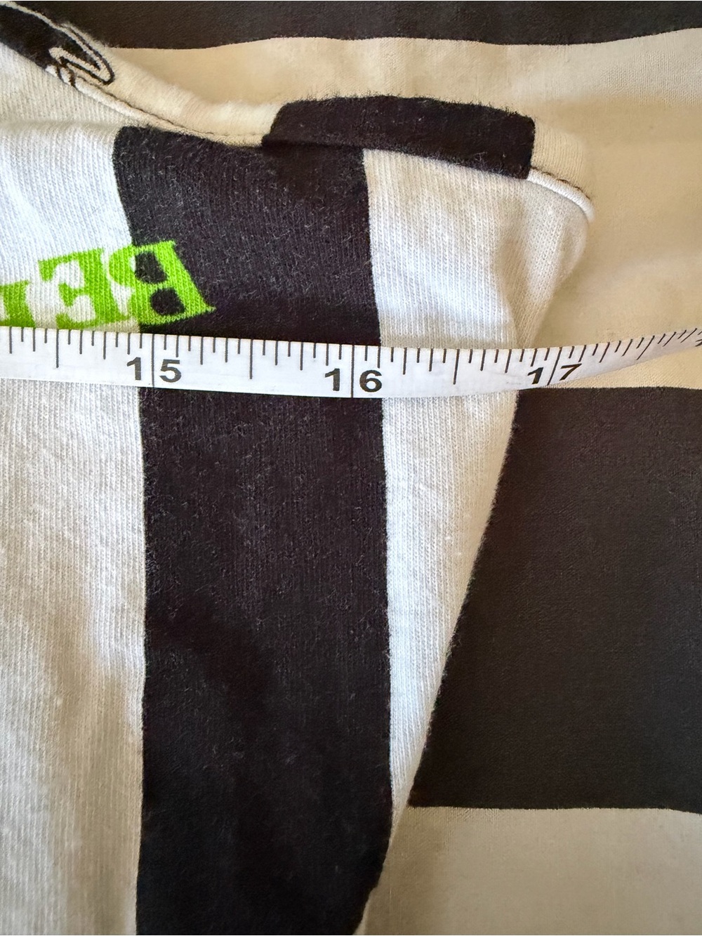 Hot Topic Beetlejuice Twofer Stripe Dress Sz L - Picture 11 of 13